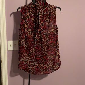 NWOT Sheer Anne Klein Tank Top w/matching scarf